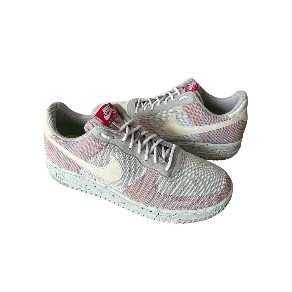 Nike Air Force 1 Crater Flyknit Low Grey Platinum DC4831-002 Men's 9.5